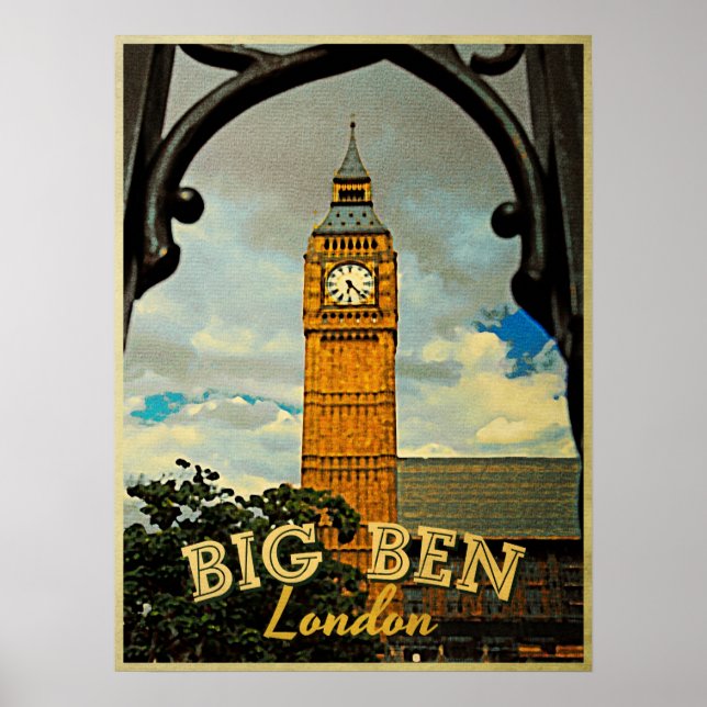 Big Ben London Poster (Framsidan)
