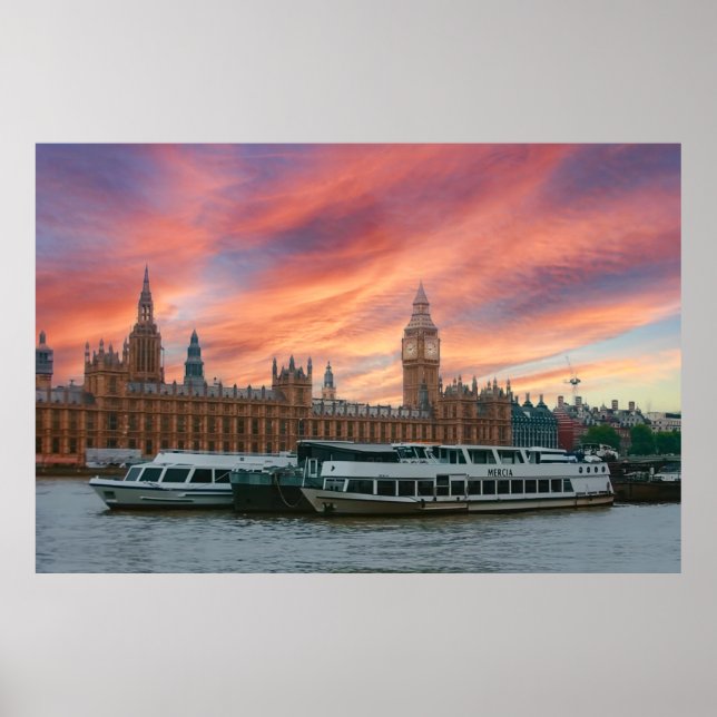 Big Ben, London Poster (Framsidan)