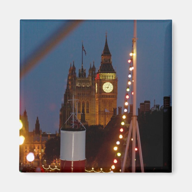 Big Ben London Pro Photo Magnet (Framsidan)