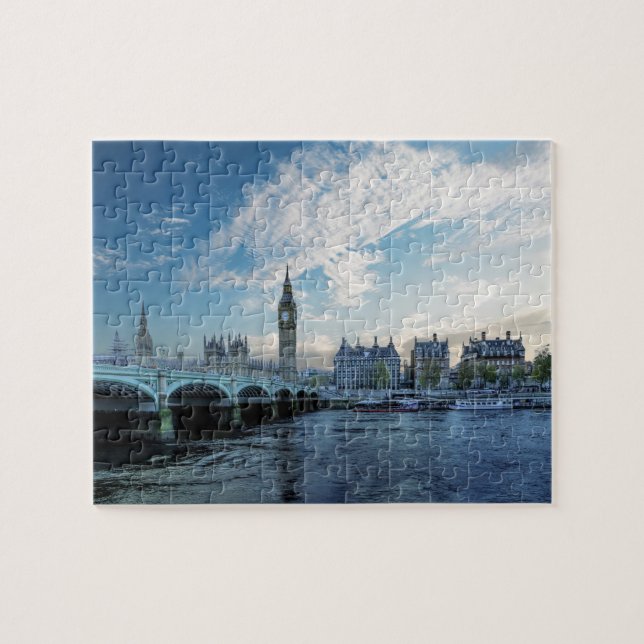 Big Ben London. Pussel (Horisontell)