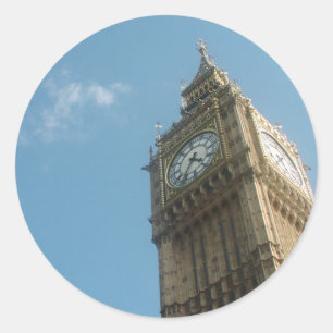 Big Ben - London Runt Klistermärke