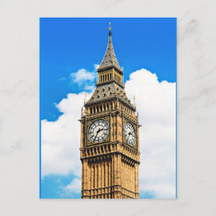 Big Ben, London, scenfotografi Vykort
