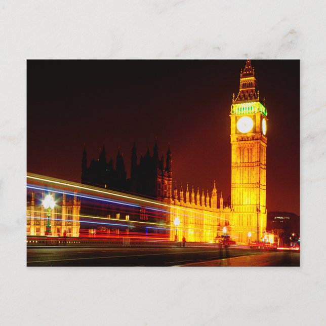 Big Ben, London Vykort (Framsida)