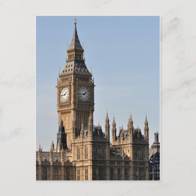 Big Ben London Vykort (Framsida)