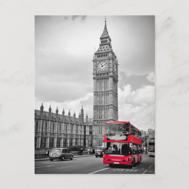 Big Ben London Vykort (Framsida)
