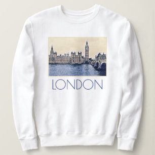 Big Ben London Watercolor ar T Shirt
