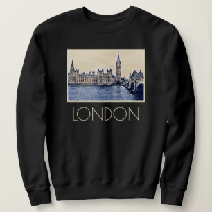 Big Ben London Watercolor art T Shirt