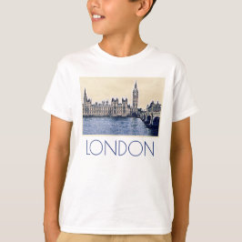 Big Ben London Watercolor art T Shirt