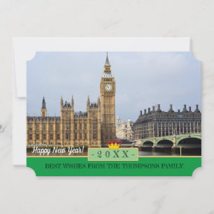 Big Ben London, Westminster & Gott nytt år! Kort