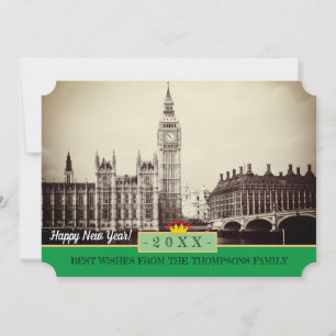 Big Ben London, Westminster & Gott nytt år! Kort