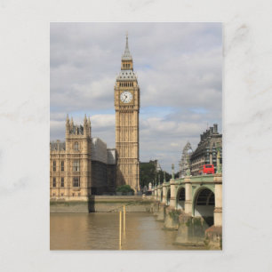 Big Ben och Houses - London Vykort