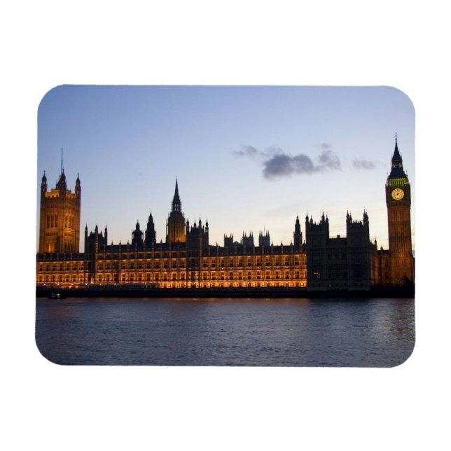 Big Ben och Houses of Parliament i staden Magnet (Horisontell)