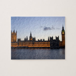 Big Ben och Houses of Parliament i staden Pussel