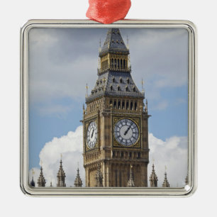 Big Ben och Houses of Parliament, London, Julgransprydnad Metall