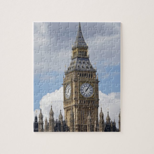Big Ben och Houses of Parliament, London, Pussel (Vertikal)