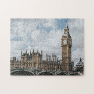 Big Ben och parlamentets hus i London Pussel
