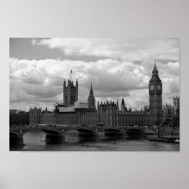 Big Ben och Parliament (London) Poster (Framsidan)