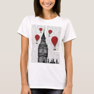 Big Ben och Red Luftballongs T Shirt