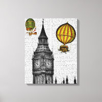 Big Ben och Vintage Luftballonger