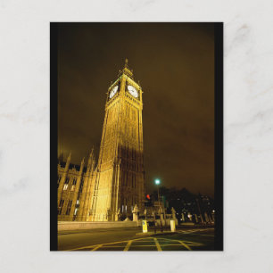 Big Ben på natten Vykort