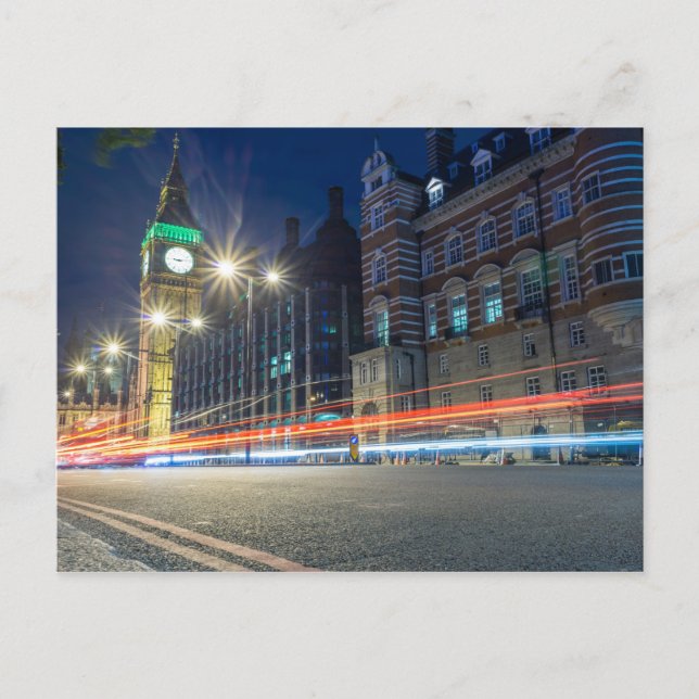 Big Ben på Night | London, England Vykort (Framsida)