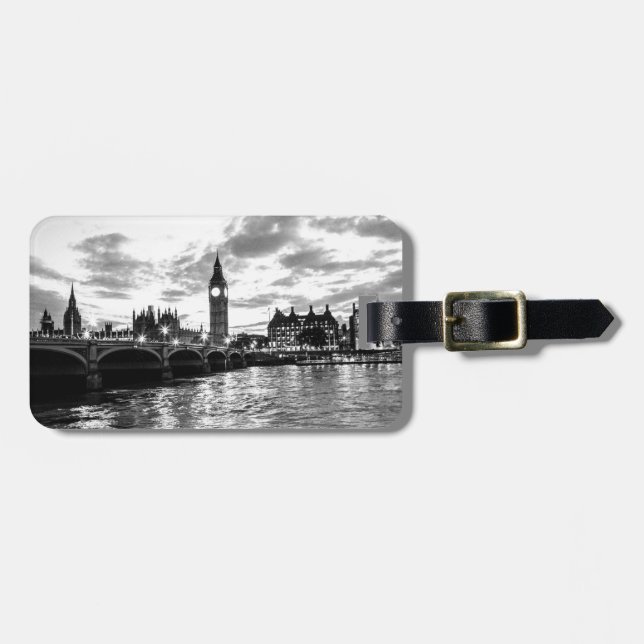 Big Ben Palace of Westminster Bagagebricka (Horisontell Framsida)