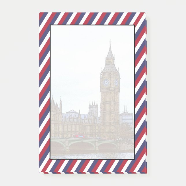 Big Ben, Palace of Westminster, London, Storbritan Post-it Block (Framsida)