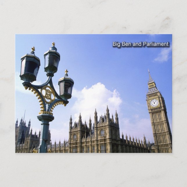 Big Ben Postcard Vykort (Framsida)