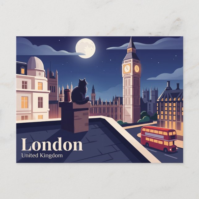 Big Ben Storbritannien Vykort (Framsida)