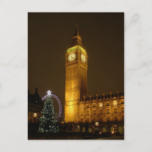 Big Ben ticks Goodnight Vykort