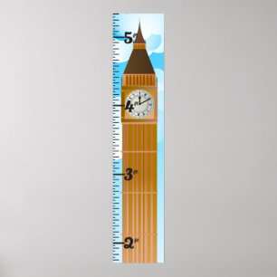 Big Ben Tillväxtdiagram Poster