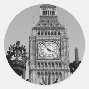 Big Ben Torn Runt Klistermärke