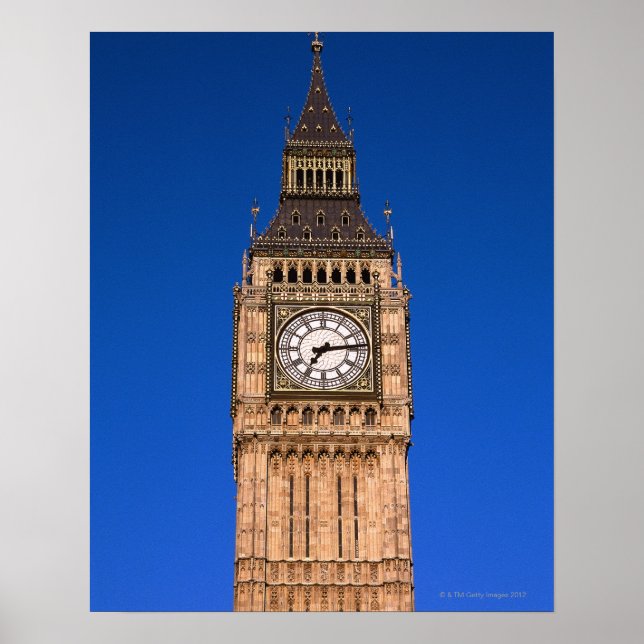 Big Ben vid British Capital Poster (Framsidan)
