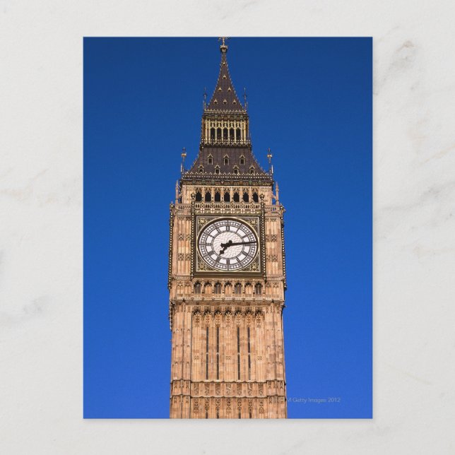 Big Ben vid British Capital Vykort (Framsida)
