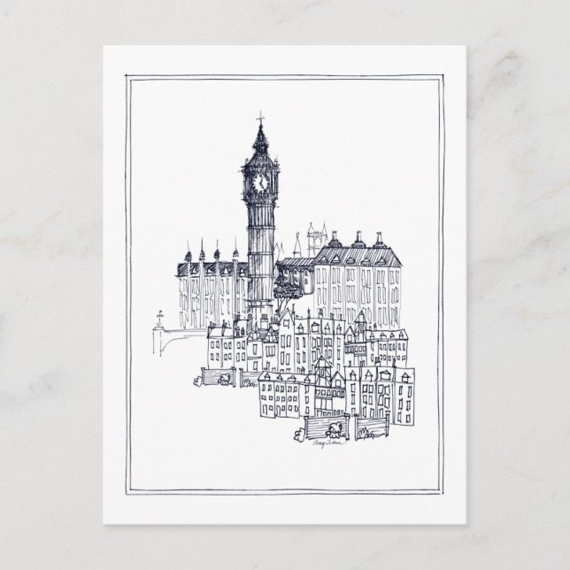 Big Ben Vykort (Framsida)