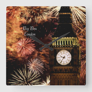 Big Ben Wall Clock Fyrkantig Klocka