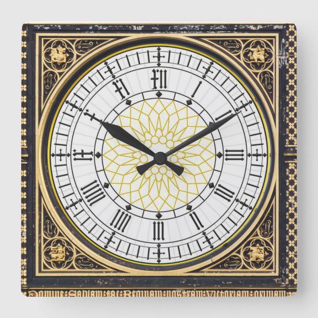 Big ben Wall Clock Fyrkantig Klocka (Framsida)
