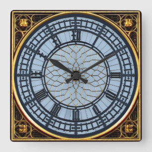Big Ben Wall Clock Fyrkantig Klocka