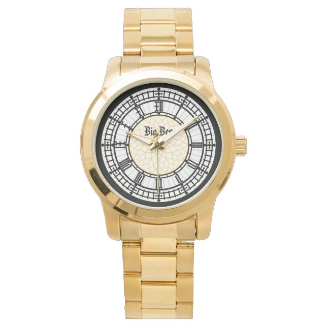 Big Ben Watch - Guld Armbandsur (Framsida)