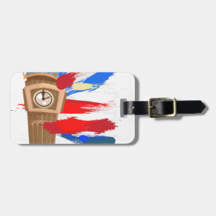 Big Ben Westminster Clock Torn Bagagebricka