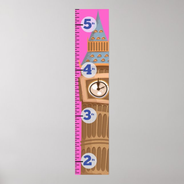 Big Ben Westminster Clock Torn Poster (Framsidan)