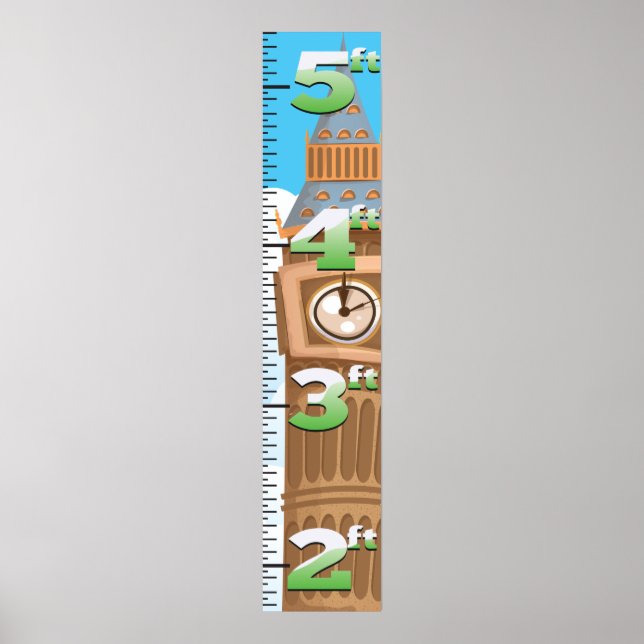 Big Ben Westminster Clock Torn Poster (Framsidan)