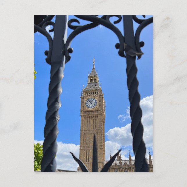 Big Ben, Westminster, London Postcard Vykort (Framsida)