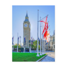 "Big Ben" Westminster, London Storbritannien vykor