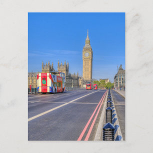 "Big Ben" Westminster, London UK Postcard Vykort
