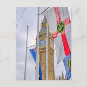 "Big Ben" Westminster, London UK Postcard Vykort