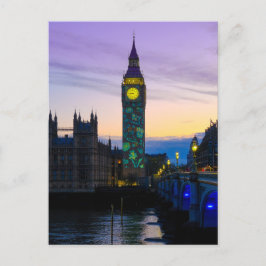 "Big Ben" Westminster, London UK Postcard Vykort