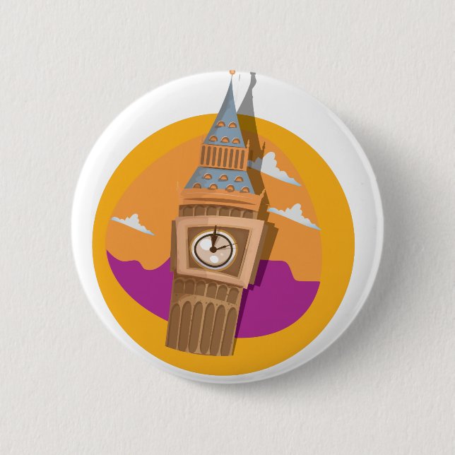 Big Ben Westminsterklocktornet Knapp (Framsida)