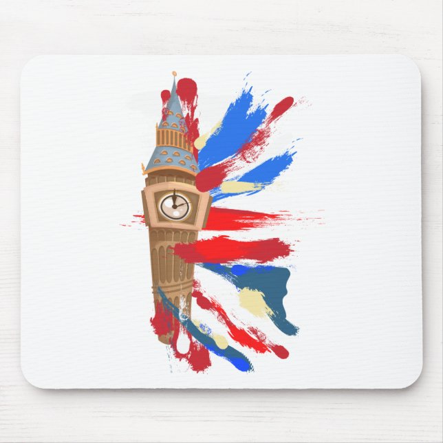 Big Ben Westminsterklocktornet Musmatta (Framsidan)