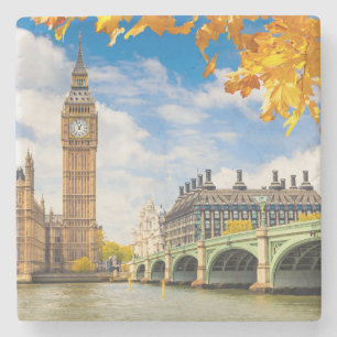 Big Ben With Höst löv, London Stenunderlägg